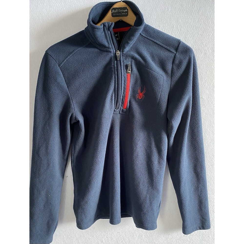 Spyder Pullover 1/4 Zip Athletic Mockneck Mens Small